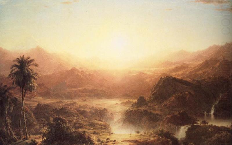 Frederic Edwin Church The andes of Ecuador china oil painting image